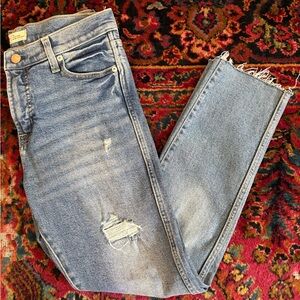 Gap High Rise Slim Straight Jeans